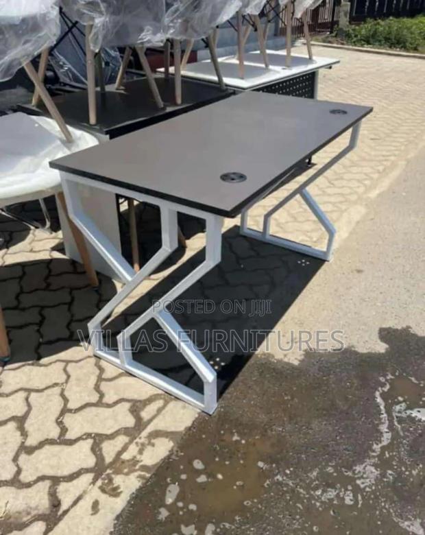 Metallic Double Stand Study Table