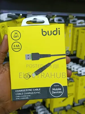 Budi *3m* Micro Usb Cable Brand New Sealed