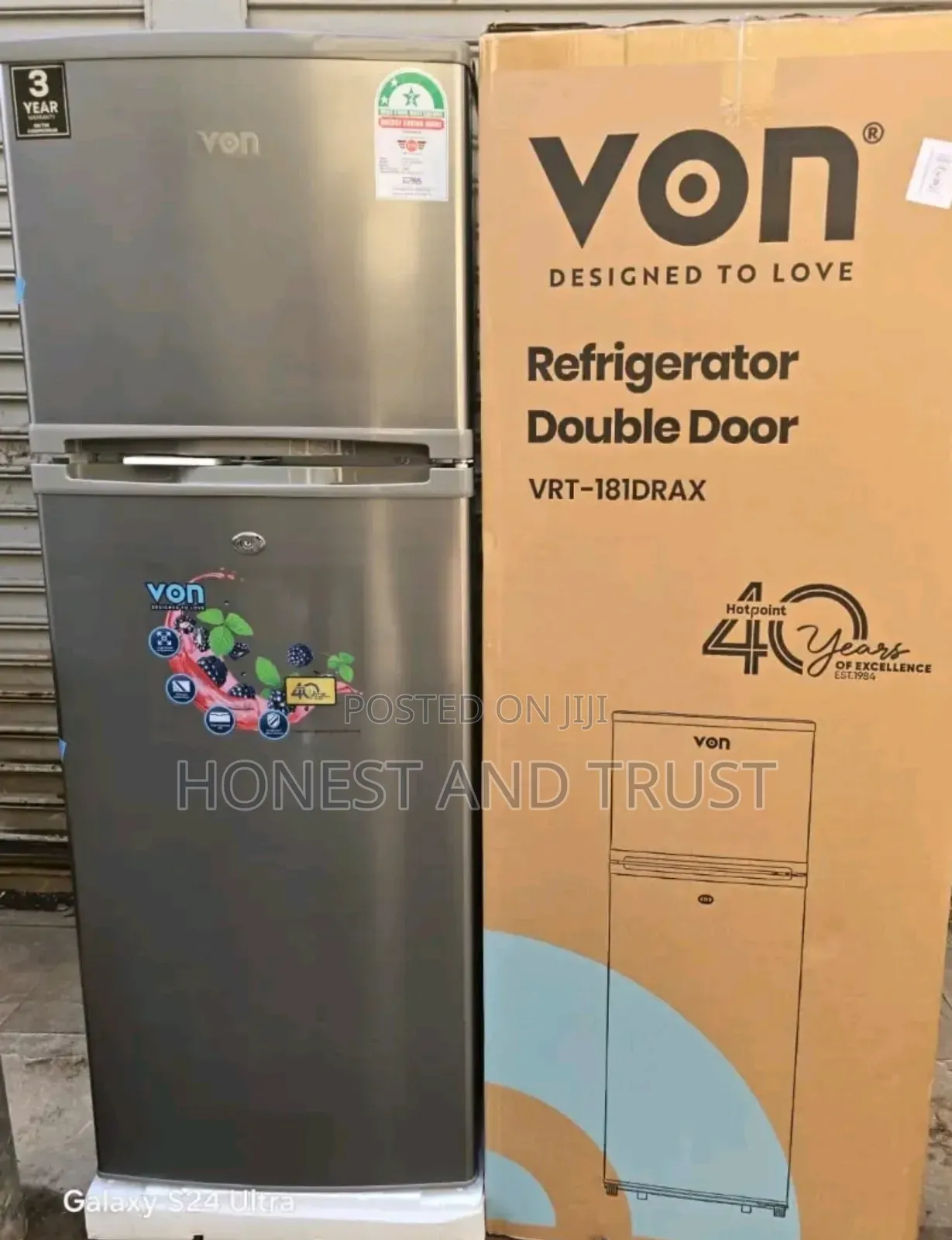 Von-181-Litres-Double-Door-Refrigerator-VRT-181drax