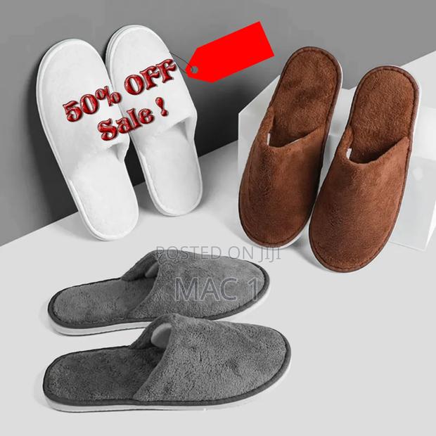 3 Pieces Set Adult Dult Size Indoor Slippers