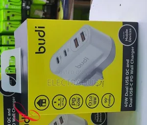 Budi *40w* Dual Usb and Dual Usb C Pd Wall Charger