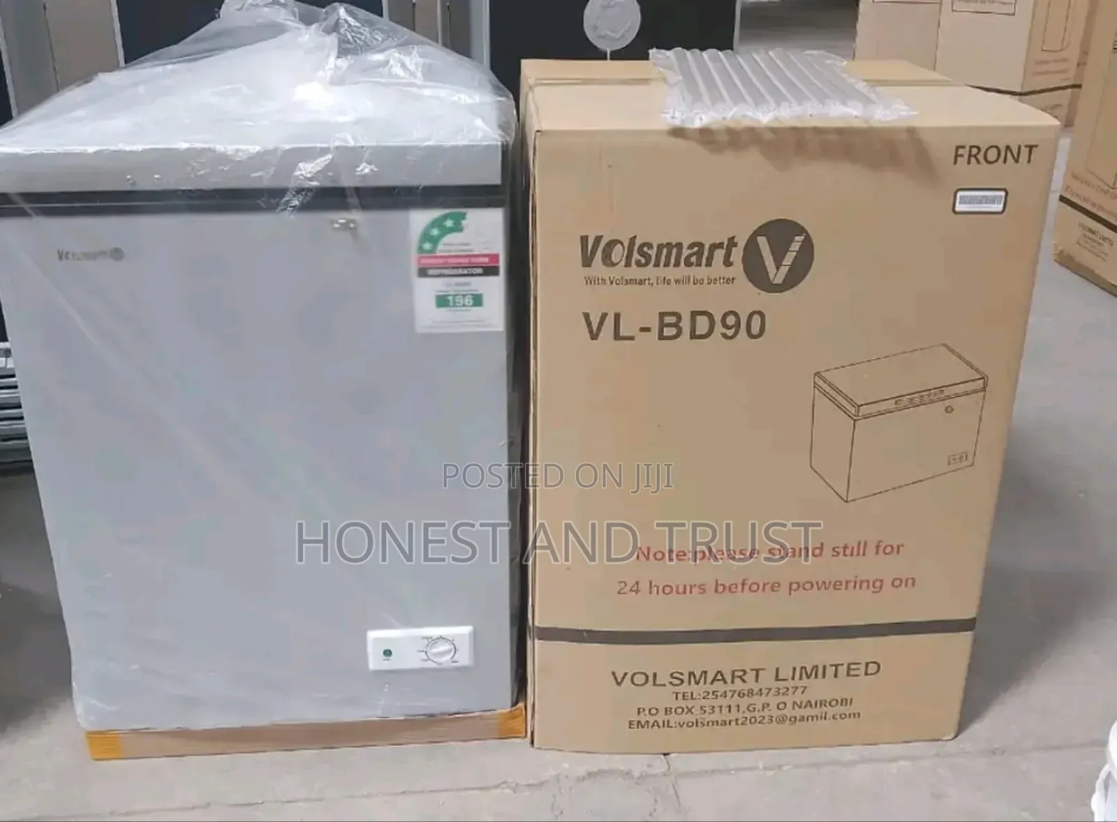 Volsmart 90l Vertical Chest Freezer/Deep Freezer