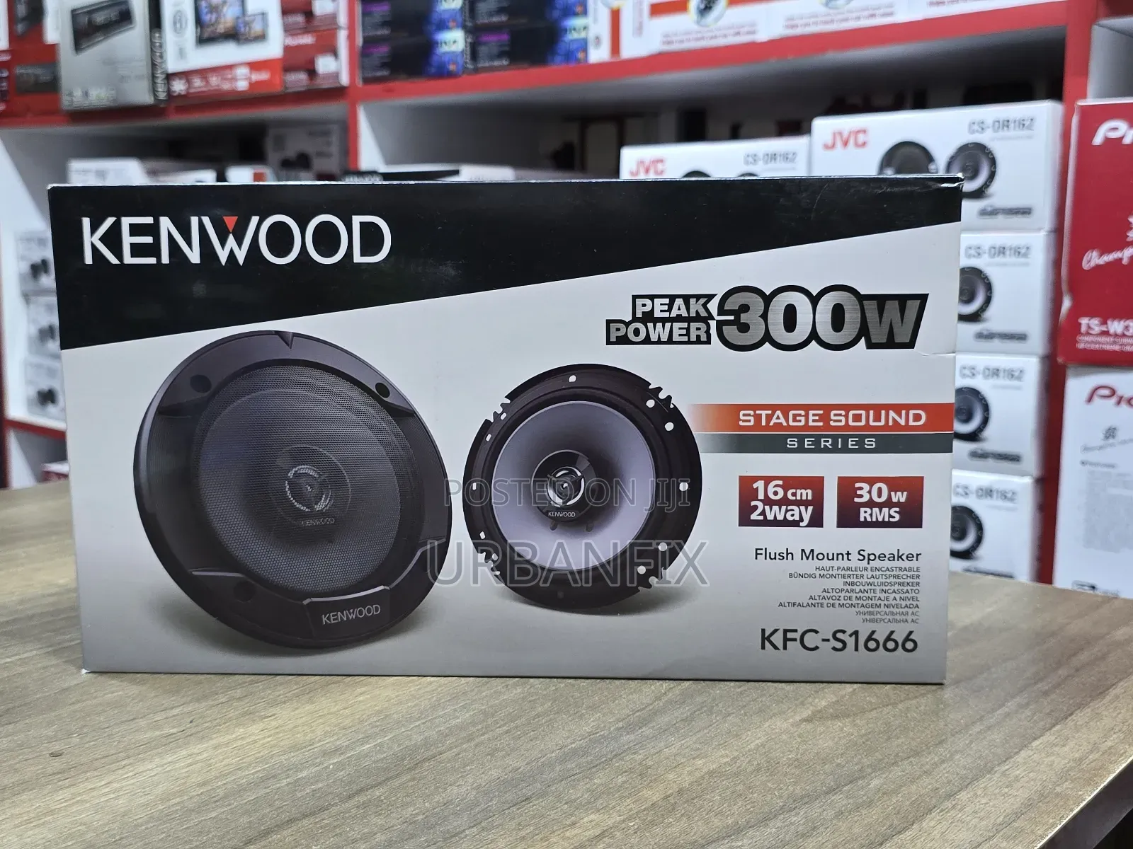 Kenwood 6.5 Inches 300watts Flush Mount Speakers- A Pair