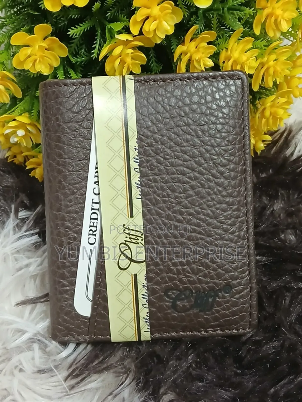 Dark Brown Quality Genuine Leather Men's at Wallets at 1500