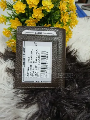 Dark Brown Quality Genuine Leather Men's at Wallets at 1500