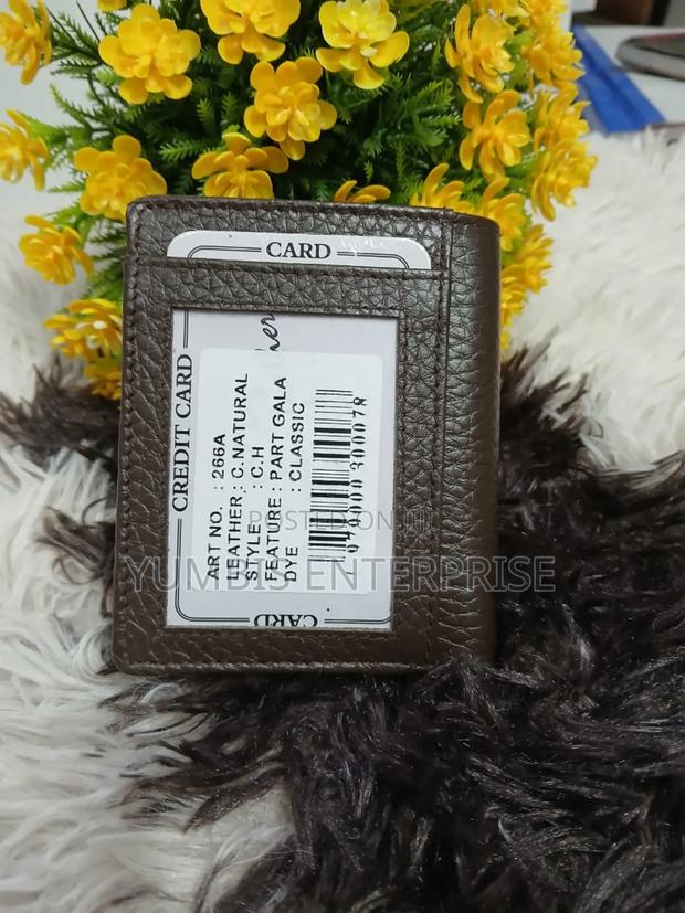Dark Brown Quality Genuine Leather Men's at Wallets at 1500 - thumbnail 2