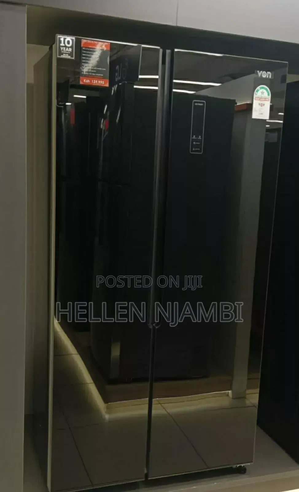 Von Varz-20nhk Side by Side Fridge, 429l