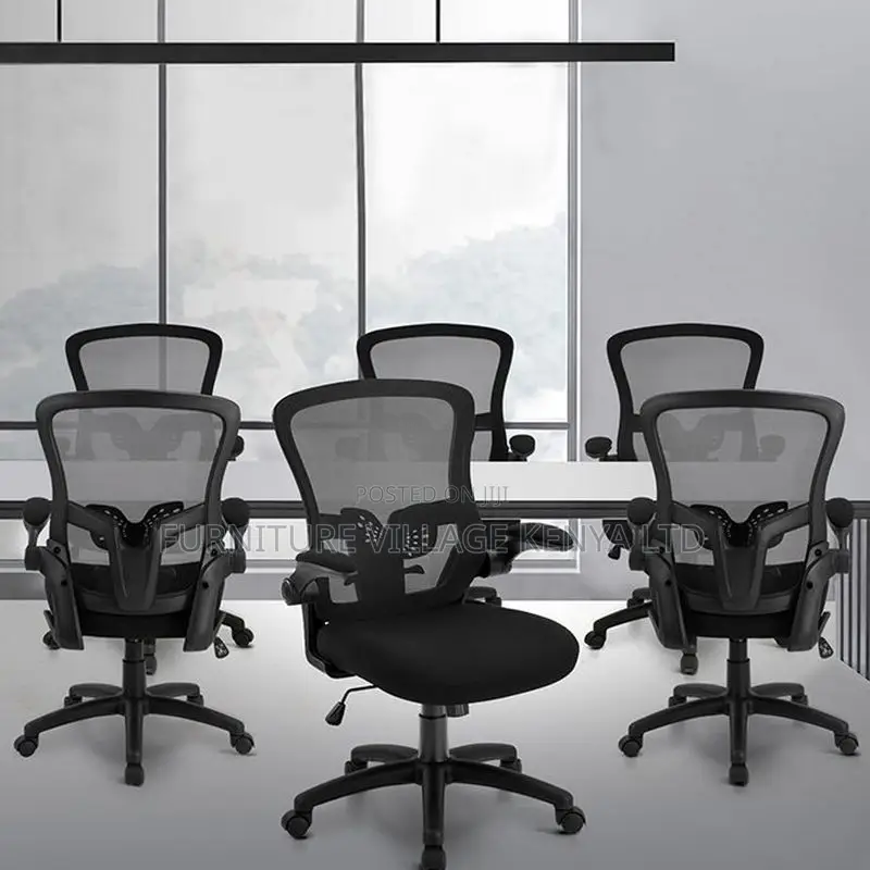 Office Chairs; High-Back Ergonomic Staff Seat