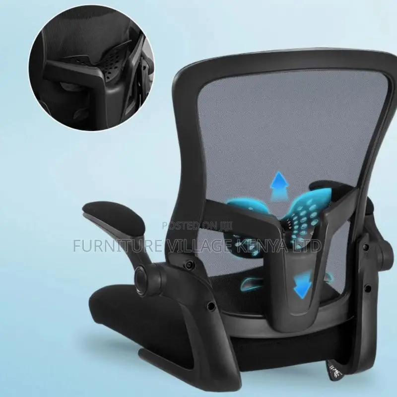 Office Chairs; High-Back Ergonomic Staff Seat