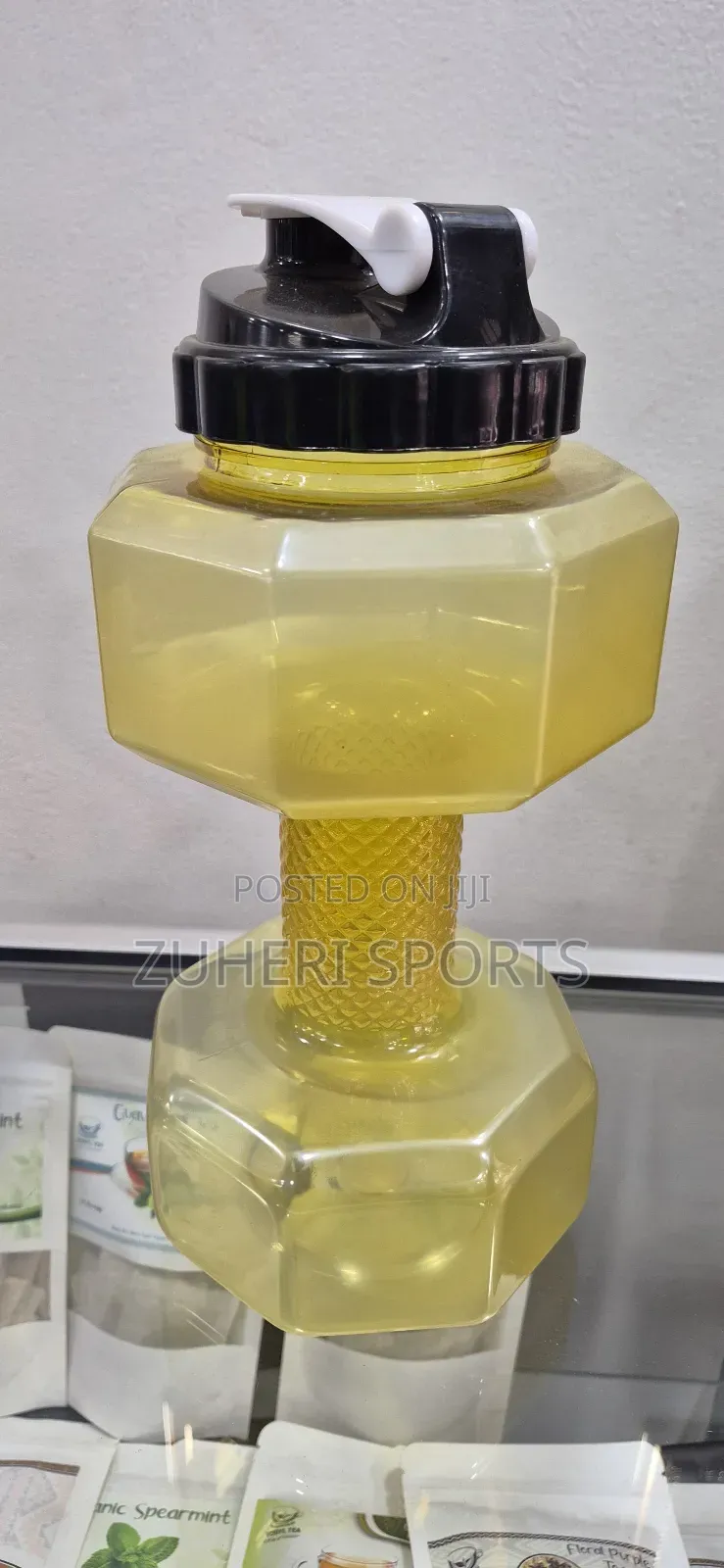 Dumbbell Shaped Water Bottle 2.2 Litres Capacity