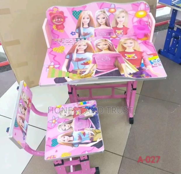 Cartoon Themed Kids Study Desk - main view