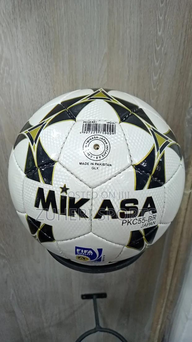 Mikasa Soccer Ball (Premium Quality Leather) Pkc55-Br Japan