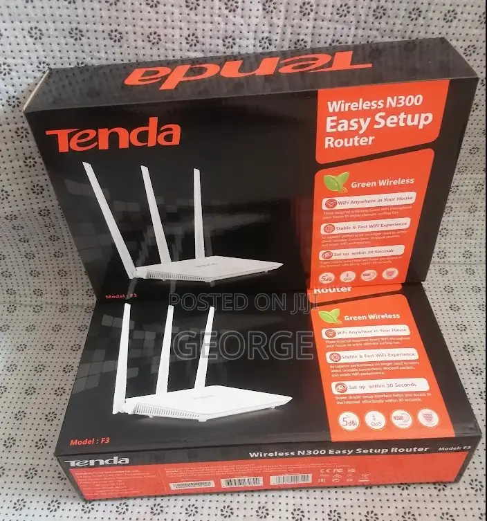 Low Cost Tenda F3 N300 300mbps Wifi Router