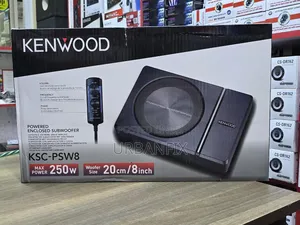 Kenwood KSC-Psw8 250watts Powered Enclosed Underseat Sub