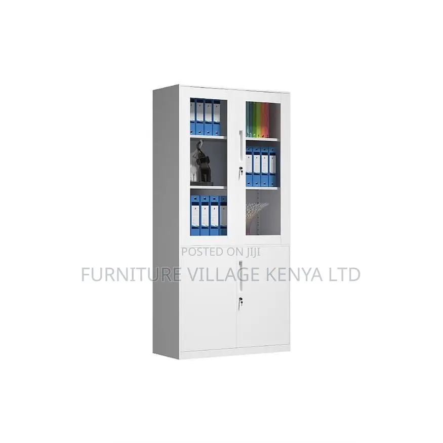 Water-Resistant Office Storage Unit With Flexible Shelf