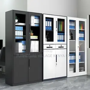 Water-Resistant Office Storage Unit With Flexible Shelf