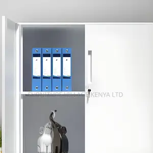 Water-Resistant Office Storage Unit With Flexible Shelf