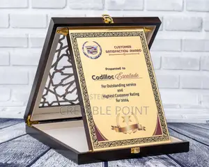 Booklet Wooden Award