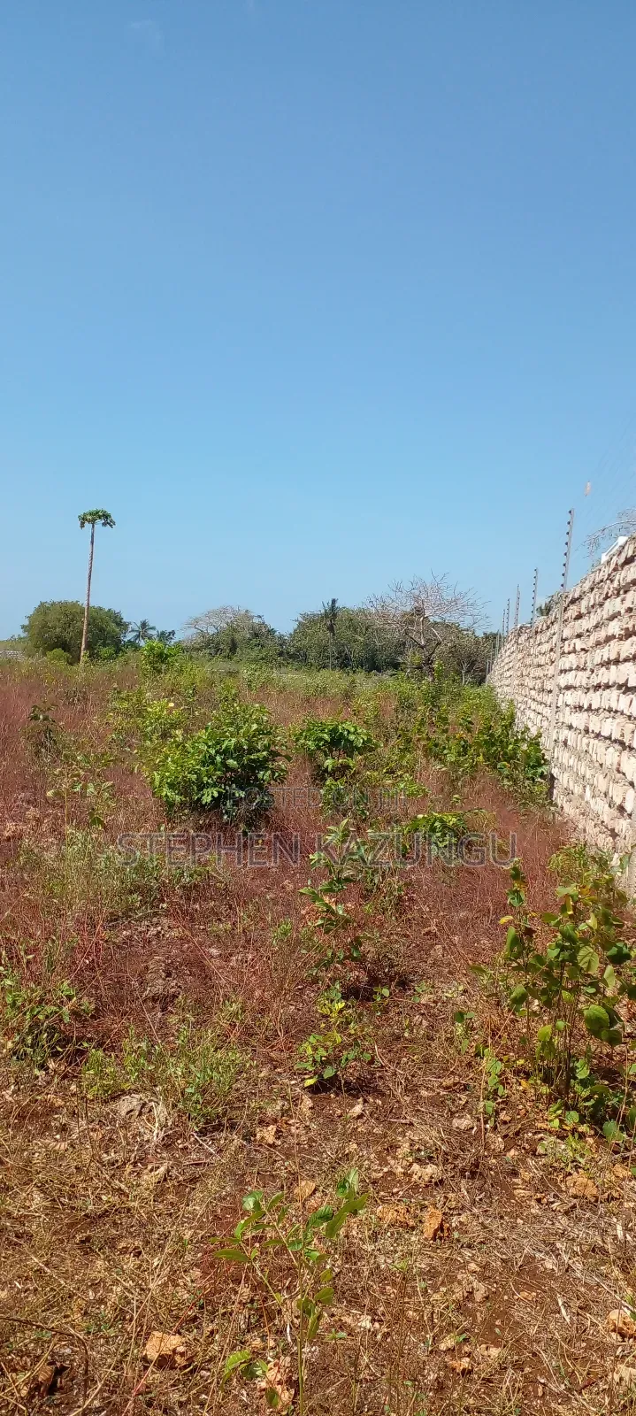 1 1/2 Acre Plot on Sale in Galu Beach.
