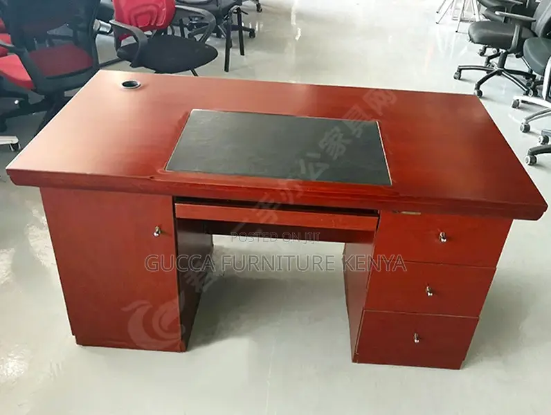 Office Tables: Office Small Class Desk 120cm in Mahogany