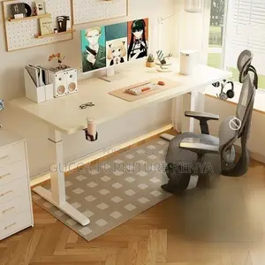 Office Tables: Moves Up and Down Automated 140cm Office Desk