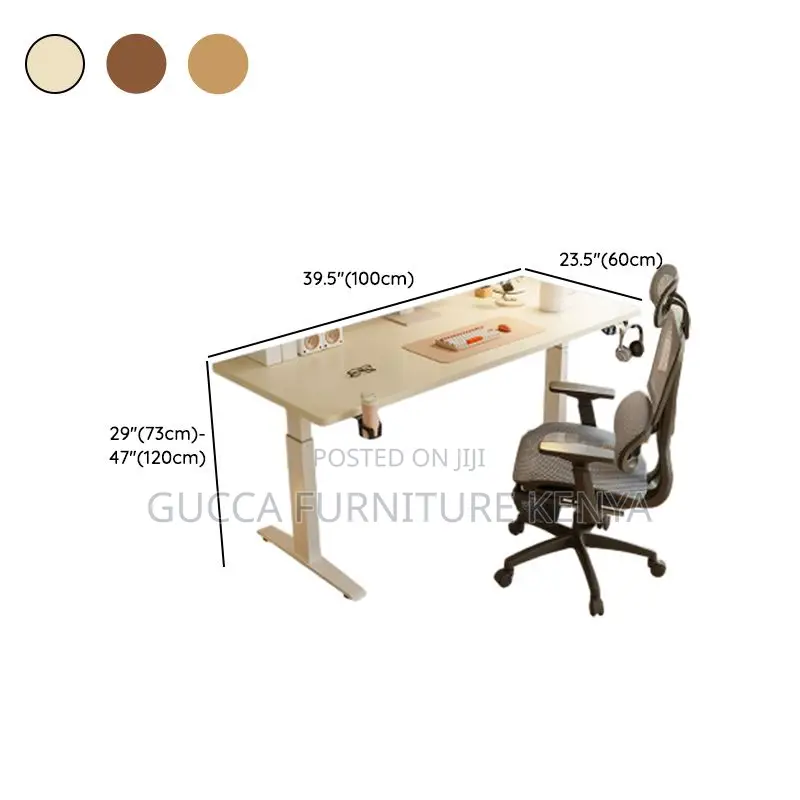Office Tables: Moves Up and Down Automated 140cm Office Desk