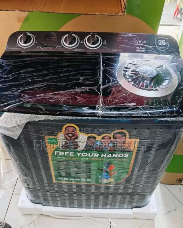 Synix Wash Spin 10kg Twin Tub Washing Machine - main view