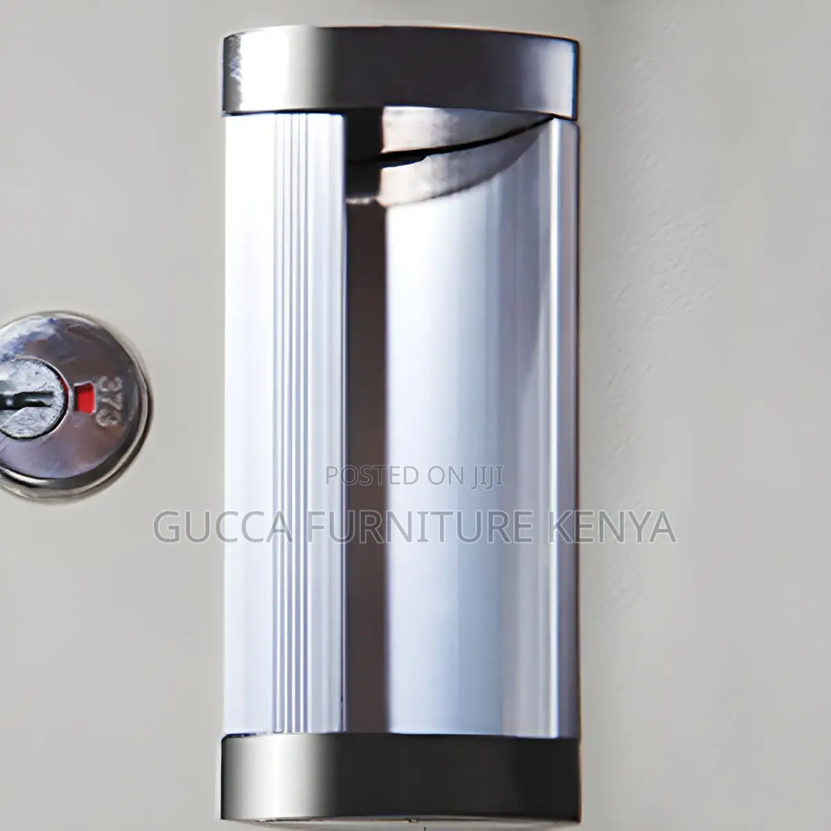 Cabinets: Office 9-Locker Cabinet With Metal Doors