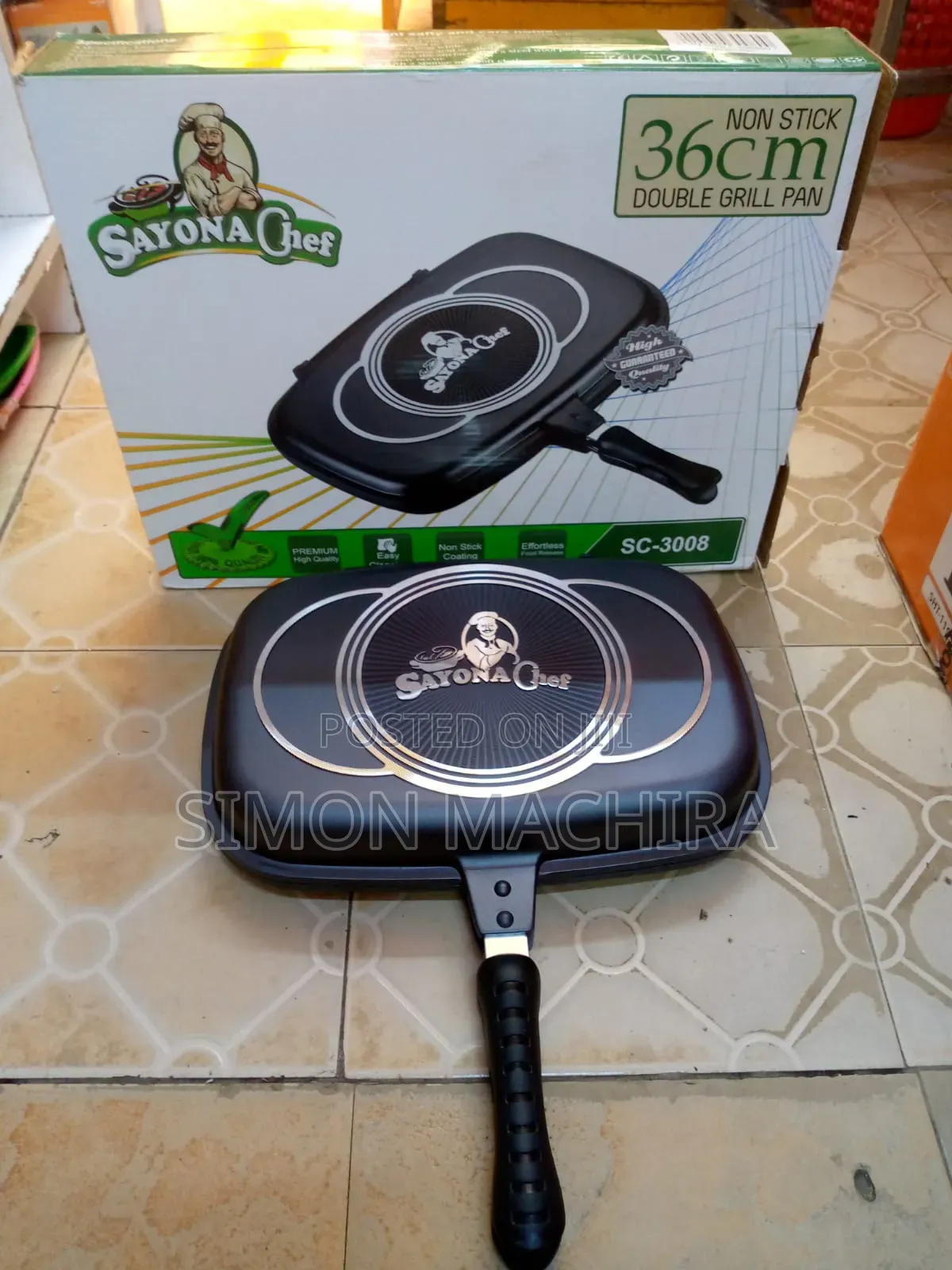Sayona Double Grill Pan