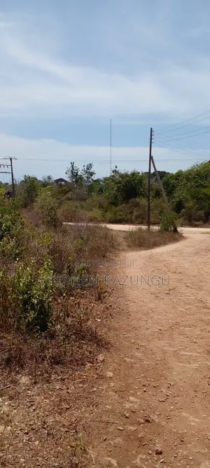 1 Plot on Sale on 2nd Beach Row, in Galu Beach.