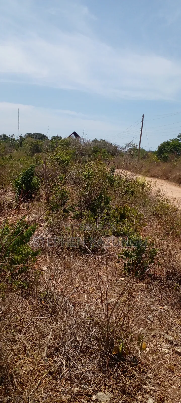 1 Plot on Sale on 2nd Beach Row, in Galu Beach.