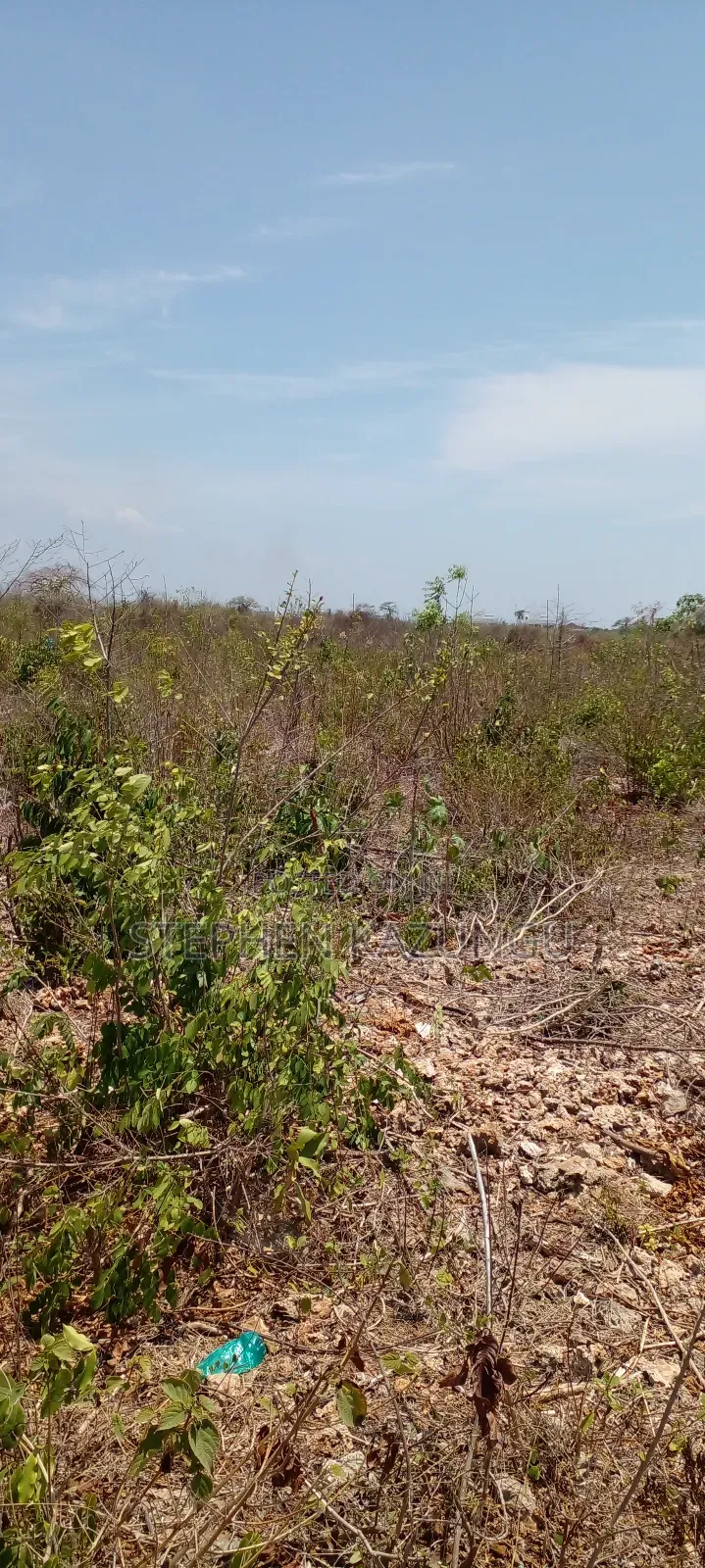 1 Plot on Sale on 2nd Beach Row, in Galu Beach.