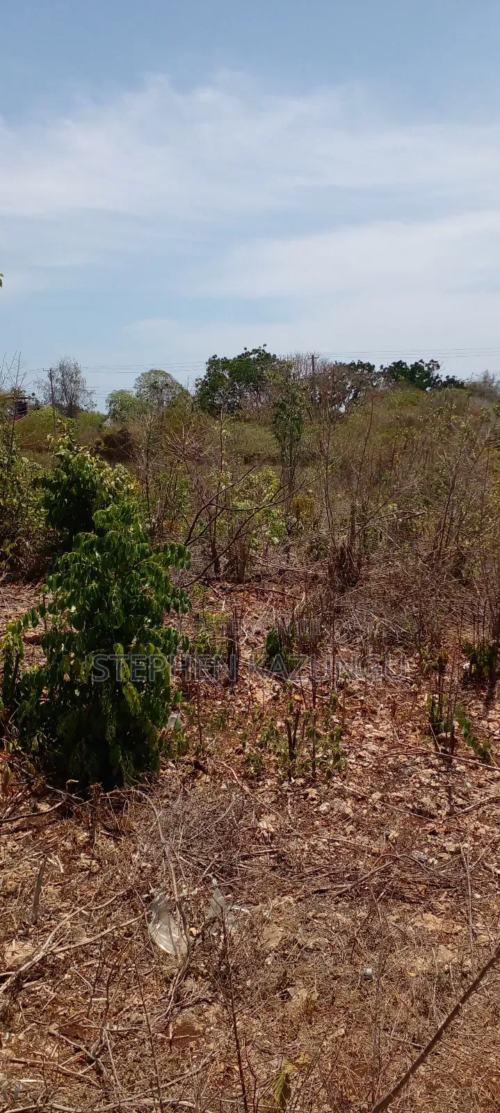 1 Plot on Sale on 2nd Beach Row, in Galu Beach.