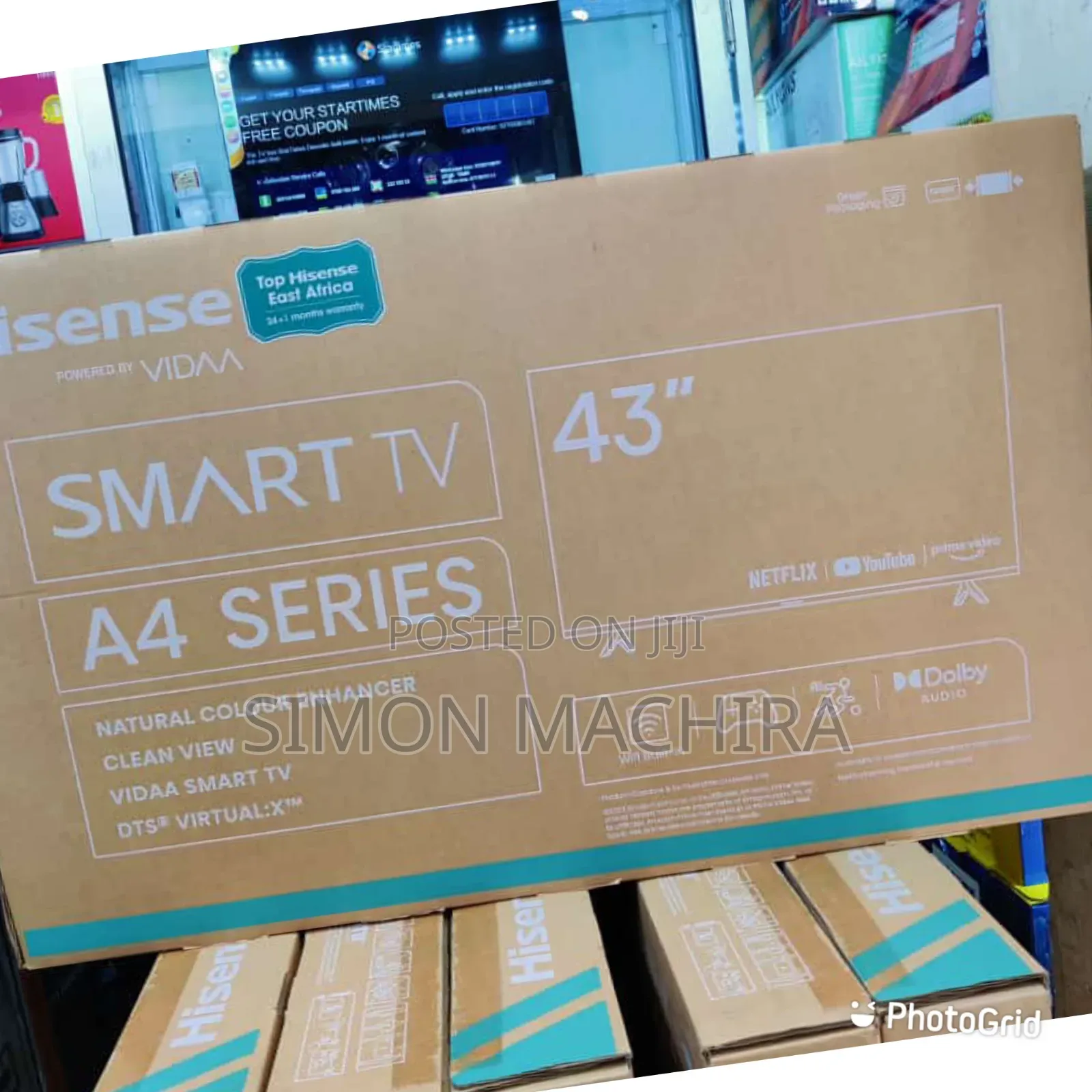 43 Inches Hisense A4 Smart Android Digital Tv