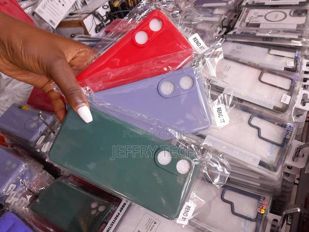 Silicone Case Soft Shockproof Cover for Oppo Reno 8t - thumbnail 3