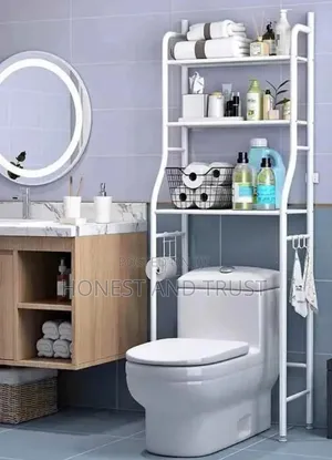 Over the Toilet Rack Organizer Toilet Stand Tidy Organizer