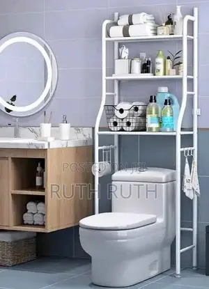 Over the Toilet Rack Organizer Toilet Stand Tidy Organizer
