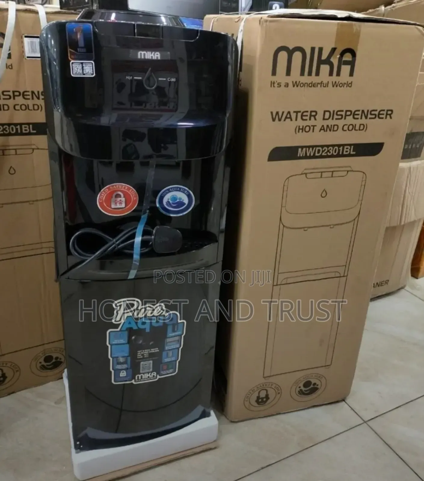 Mika Hot Cold Water Dispenser Mwd2301/Bl