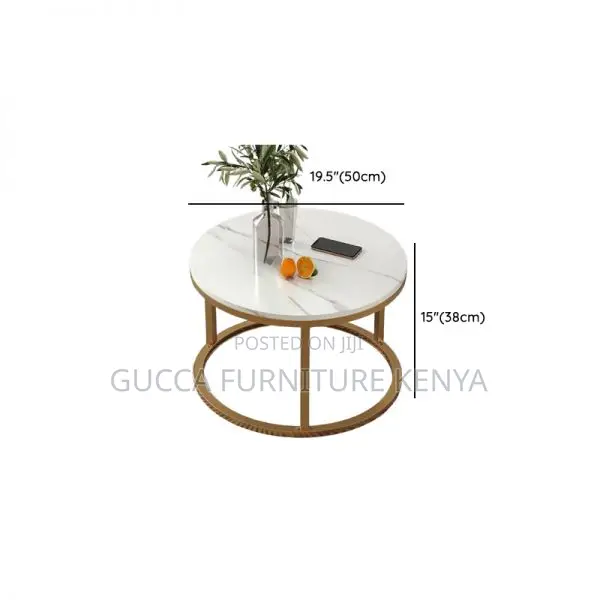 Coffee Tables: Stylish Double Nesting Rounded Coffee Table