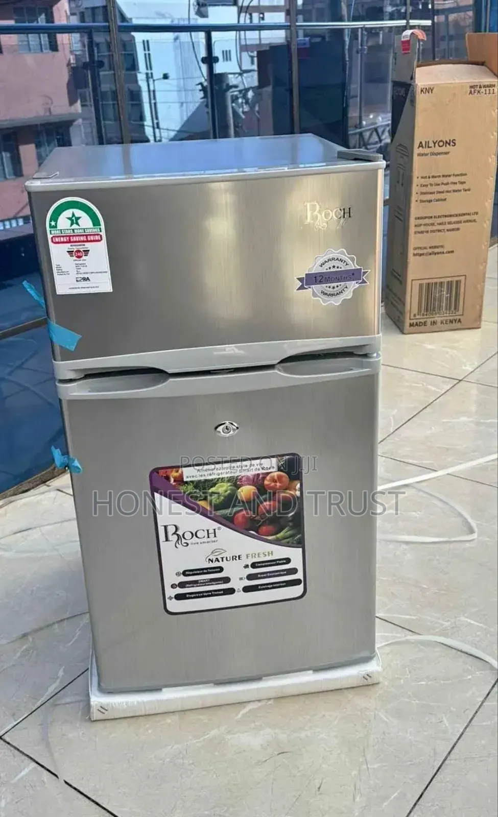 Silver Roch 85l Double Door Refrigerator R/Ch-Dd8