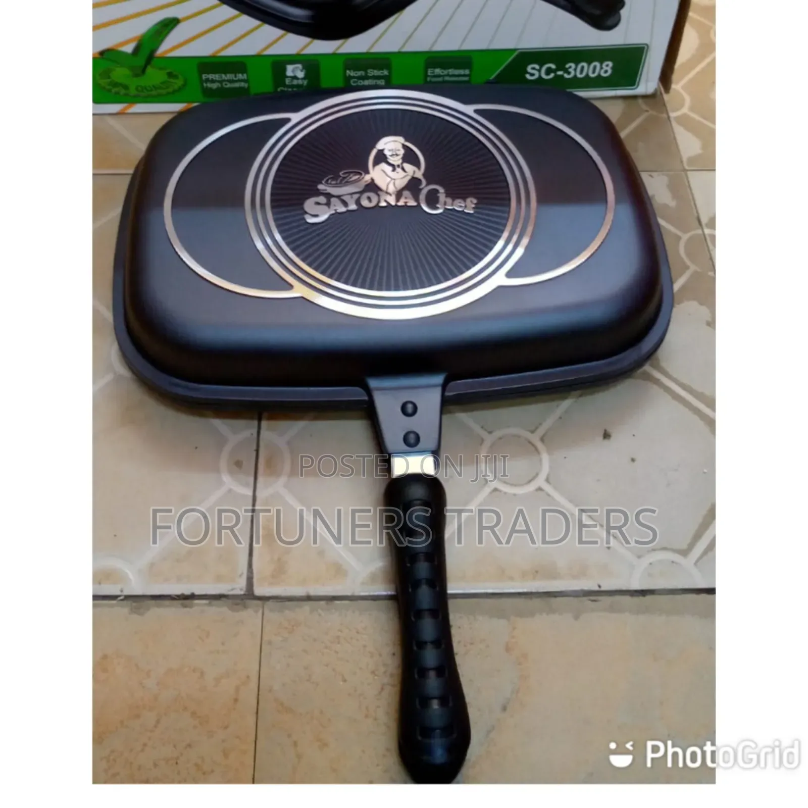 36cm Sayona Double Grill Pan