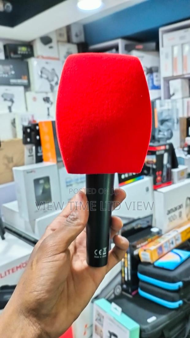 Red Microphone Windshield