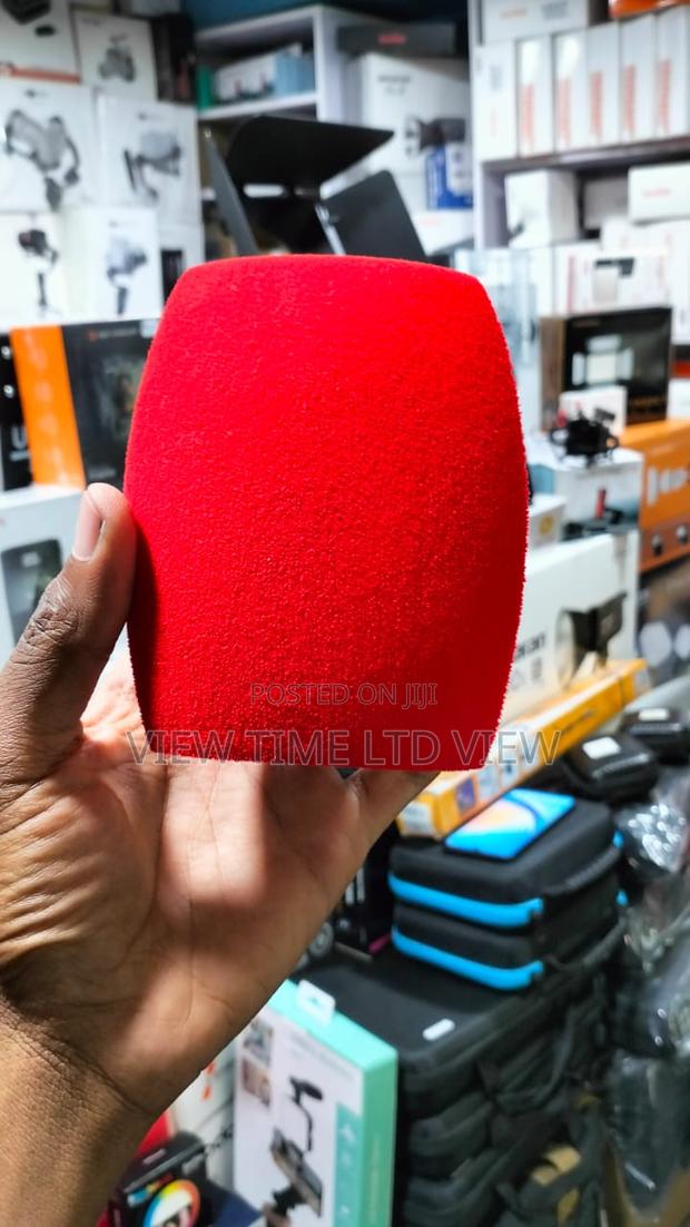 Red Microphone Windshield - thumbnail 2