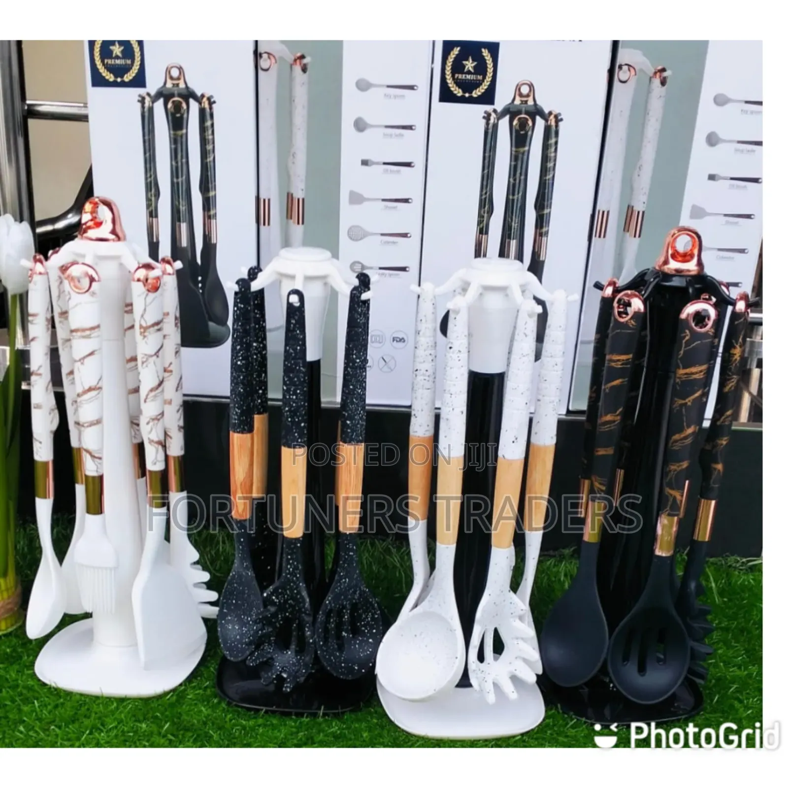 7pcs Silicone Spoon Set