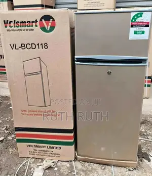 Volsmart 118litres Vl- Bcd118 Double Door Refrigerator