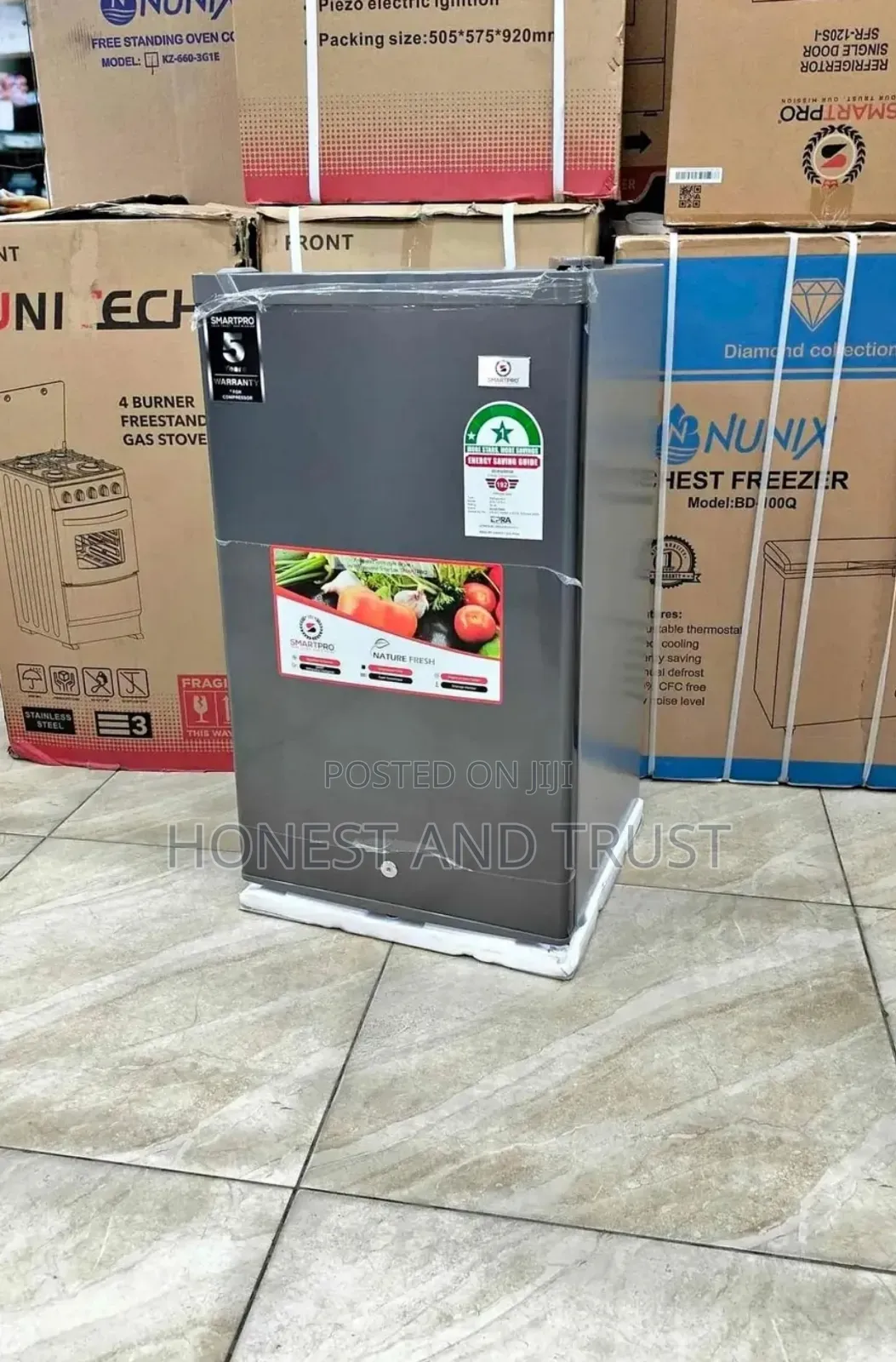 Fridge, Smartpro 90l Refrigerator Frost Single Door 5yr
