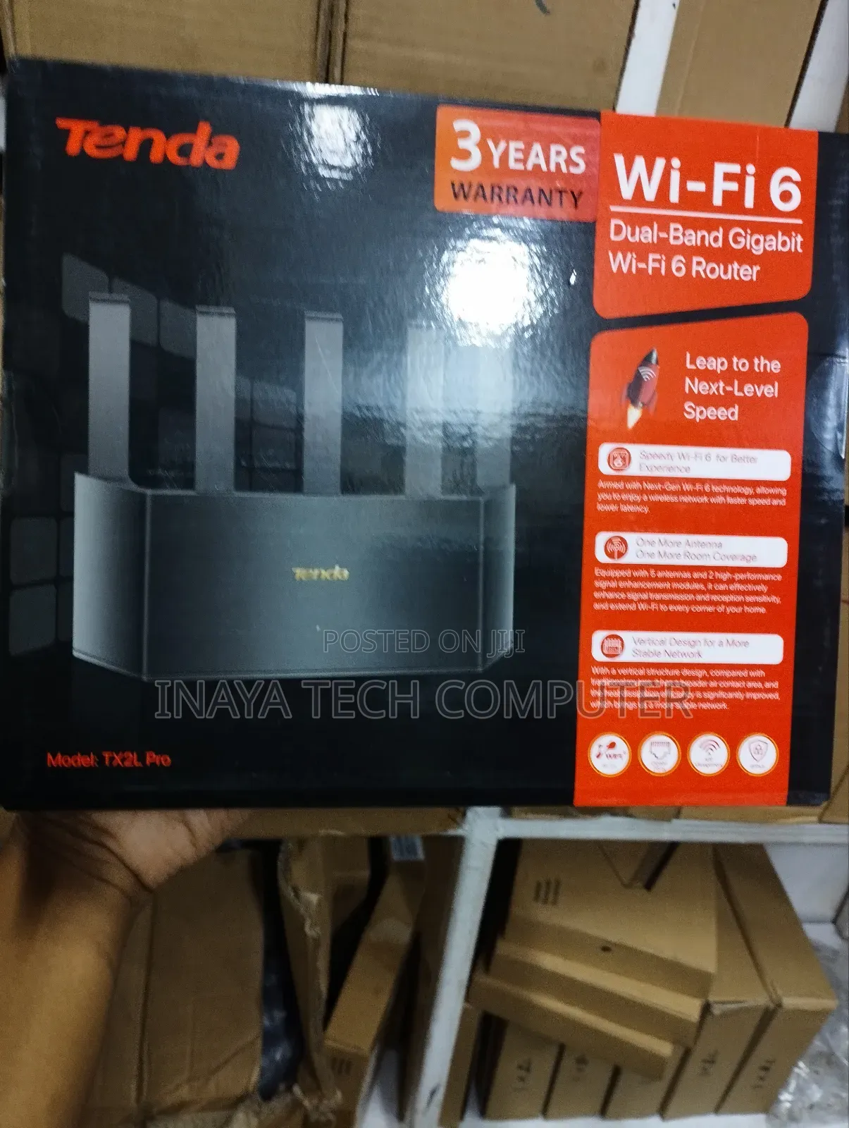 Tenda Tx2l Pro Dual Band Gigabit Wi-Fi 6 Router