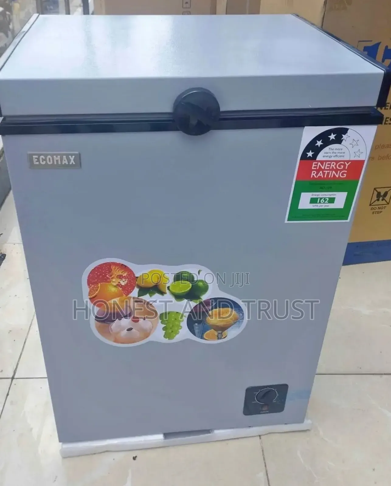 Ecomax Bd-109 109l Chest Freezer Silver