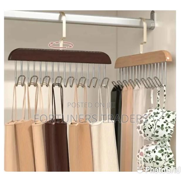 *Wooden Plank 8 Hook Hanger*