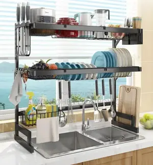 Detachable Double Over The Sink Dish Rack
